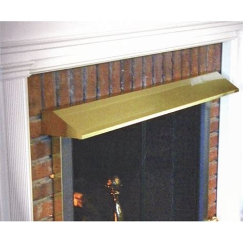 gas fire heat shield